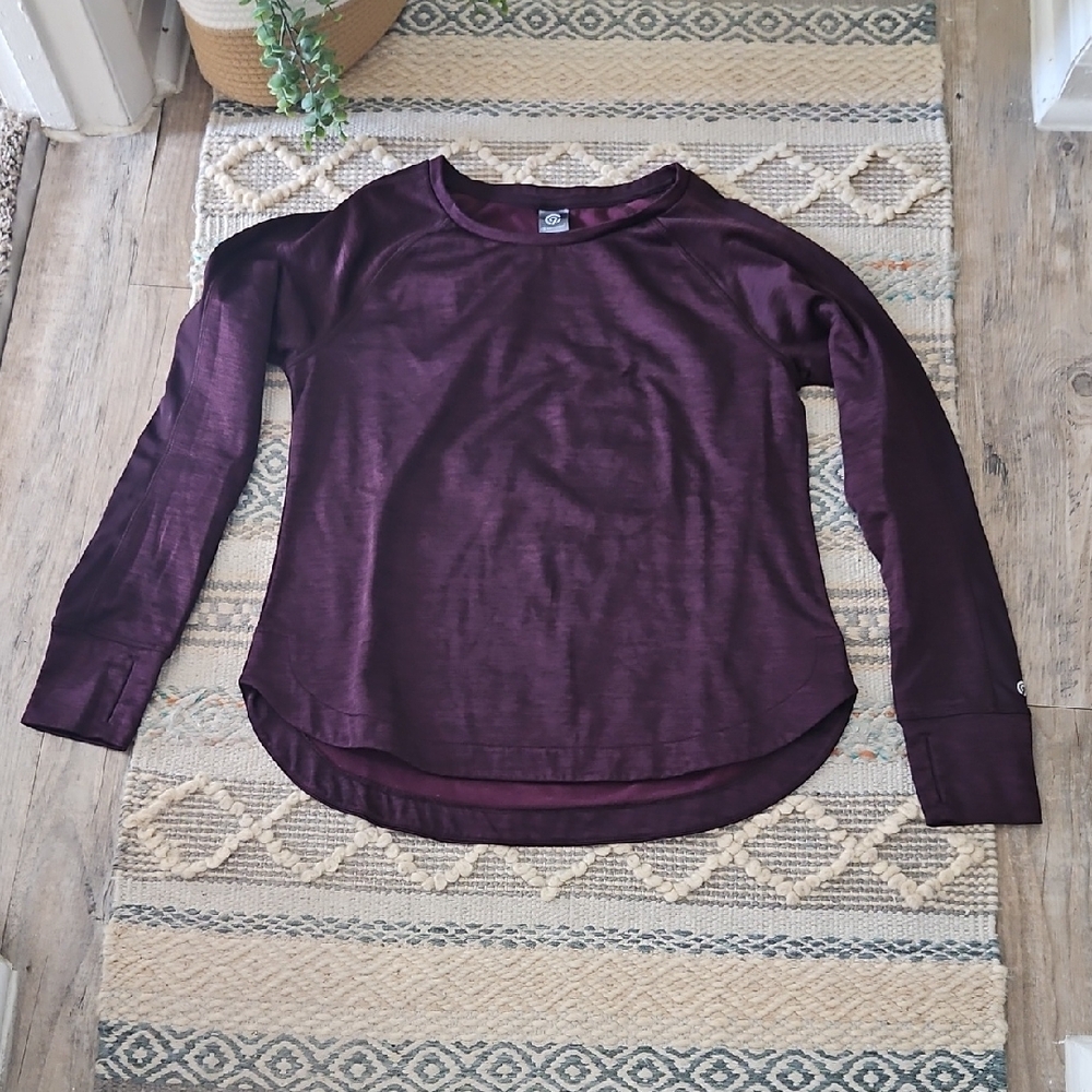 Champion Women's Long Sleeve Top - Deep Purple